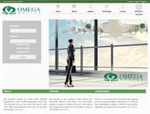 Tablet Screenshot of omegahotels.ro